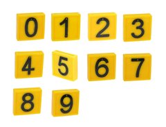 Номерний блок нашийника для маркування тварин, в асортименті 0-9