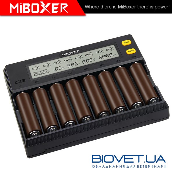 Интеллектуальное зарядное устройство MiBoxer C8