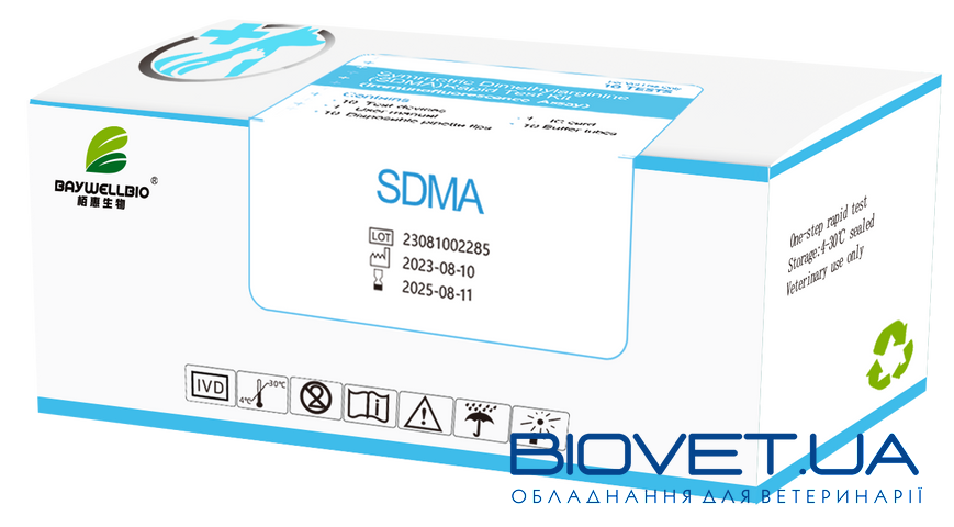 SDMA - експрес тест для визначення симетричного диметиларгініну у тварин