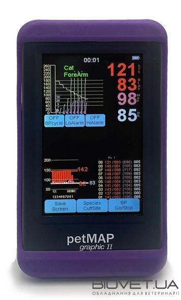 petMAP graphic II (НВАТ, ЧСС) &mdash; ветеринарний тонометр