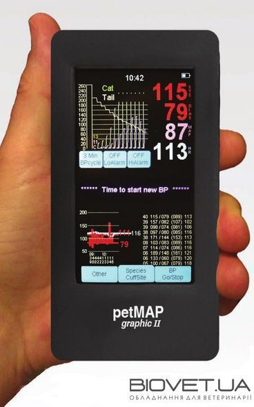 petMAP graphic II (НВАТ, ЧСС) &mdash; ветеринарний тонометр