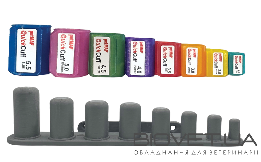 Набор ветеринарных манжет petMAP QuickCuffs, 8 шт. (2,0&ndash;5,5 см)