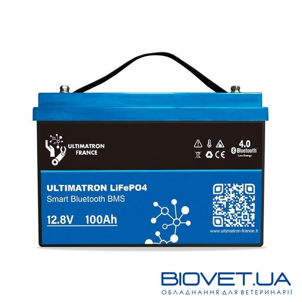 Аккумуляторная литиевая батарея 12.8 В 100Ah LiFePO4 Smart BMS с Bluetooth