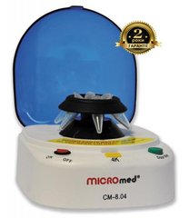 Центрифуга MICROmed СМ-8.04 для мікропробірок Еппендорф