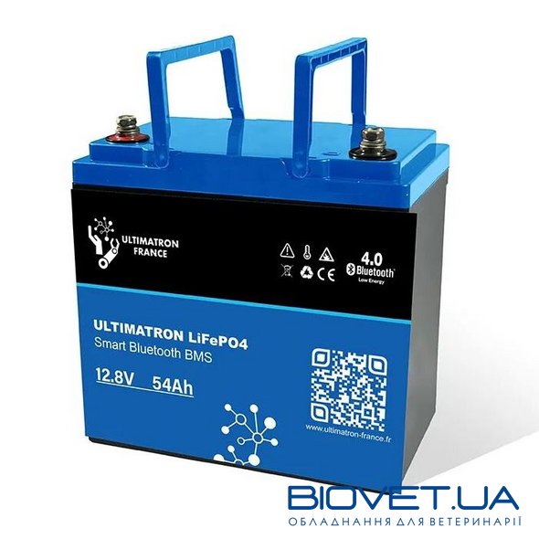 Акумуляторна літієва батарея 12,8 В 54Ah LiFePO4 Smart BMS з Bluetooth