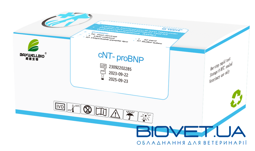 cNT-proBNP - експрес тест для визначення мозкового натрійуретичного гормону собак