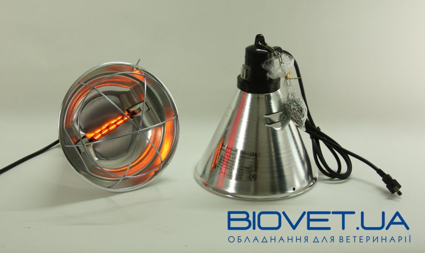 Брудер для інфрачервоної лампи з перемикачем 50/100%, тип цоколя R7s-7, 118 мм, 275W Max