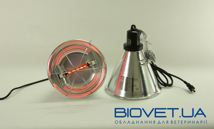 Брудер для инфракрасной лампы с переключателем 50/100%, тип цоколя R7s-7, 118 мм, 275W Max