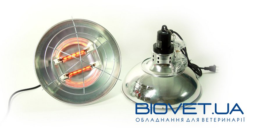 Брудер для інфрачервоної лампи з перемикачем 50/100%, тип цоколя R7s-7, 118 мм, 550W Max