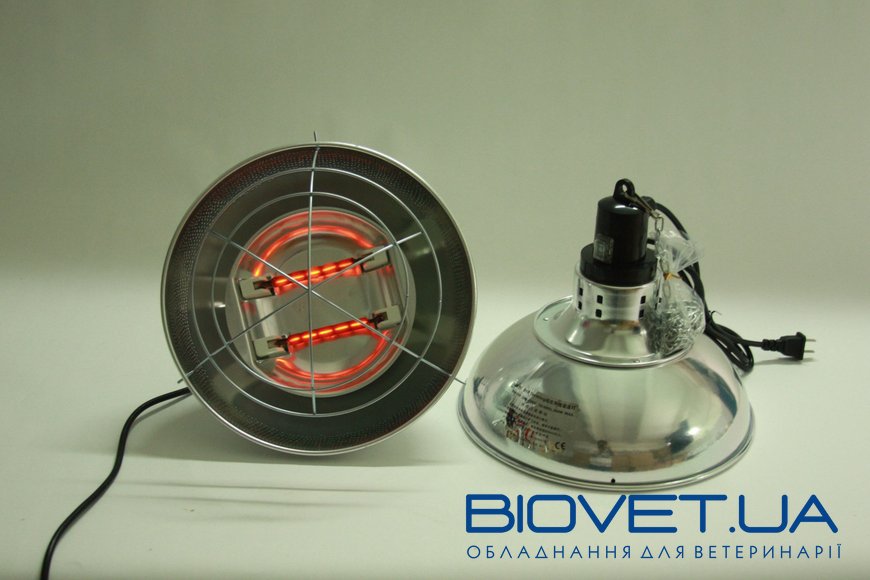 Брудер для інфрачервоної лампи з перемикачем 50/100%, тип цоколя R7s-7, 118 мм, 550W Max