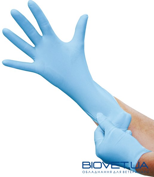 Перчатки нитриловые SafeTouch® Slim Blue без пудры