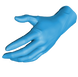 Перчатки нитриловые SafeTouch® Advanced Slim Blue без пудры 2 из 2
