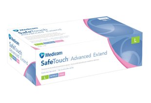 Рукавички нітрилові Medicom SafeTouch® Advanced Extend Pink без пудри