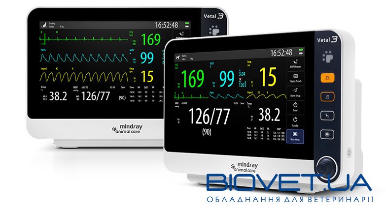 Ветеринарний монітор пацієнта Vetal 3 VET CO2, Mindray