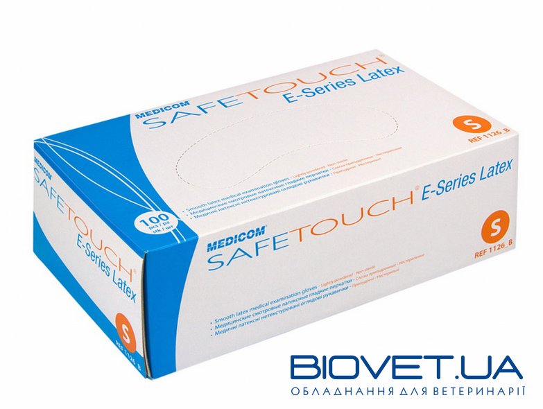 Рукавички латексні SafeTouch® E-Series опудрені