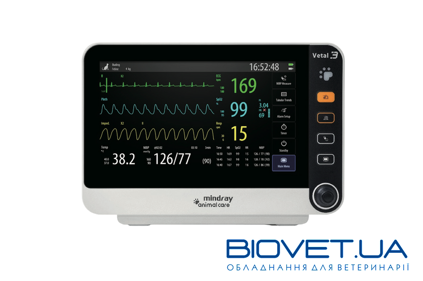 Ветеринарний монітор пацієнта Vetal 3 VET CO2, Mindray