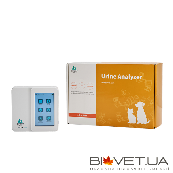Ветеринарный анализатор сухой химии мочи URS-11T, Awalife