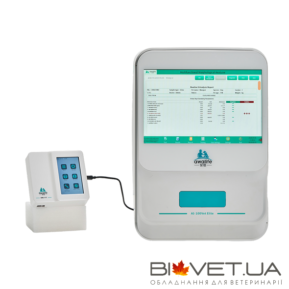 Ветеринарный анализатор сухой химии мочи URS-11T, Awalife