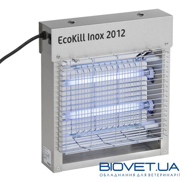 Лампа для уничтожения насекомых EcoKill Inox 2x6 Вт