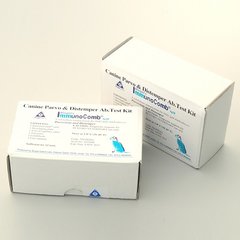 Тест-набор ИммуноКомб® VacciCheck® (Infectious hepatitis, parvovirus & distemper IgG antibody)