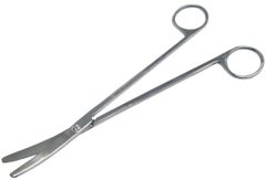 Ножницы по Sims, операционные, изогнутые, тупоконечные 200 мм