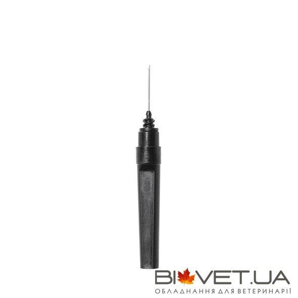 Иглы Vacutest для вакуумных пробирок 22G &times; 1 1/2" (0,7 &times; 38 мм), черные, стерильные, 100 шт
