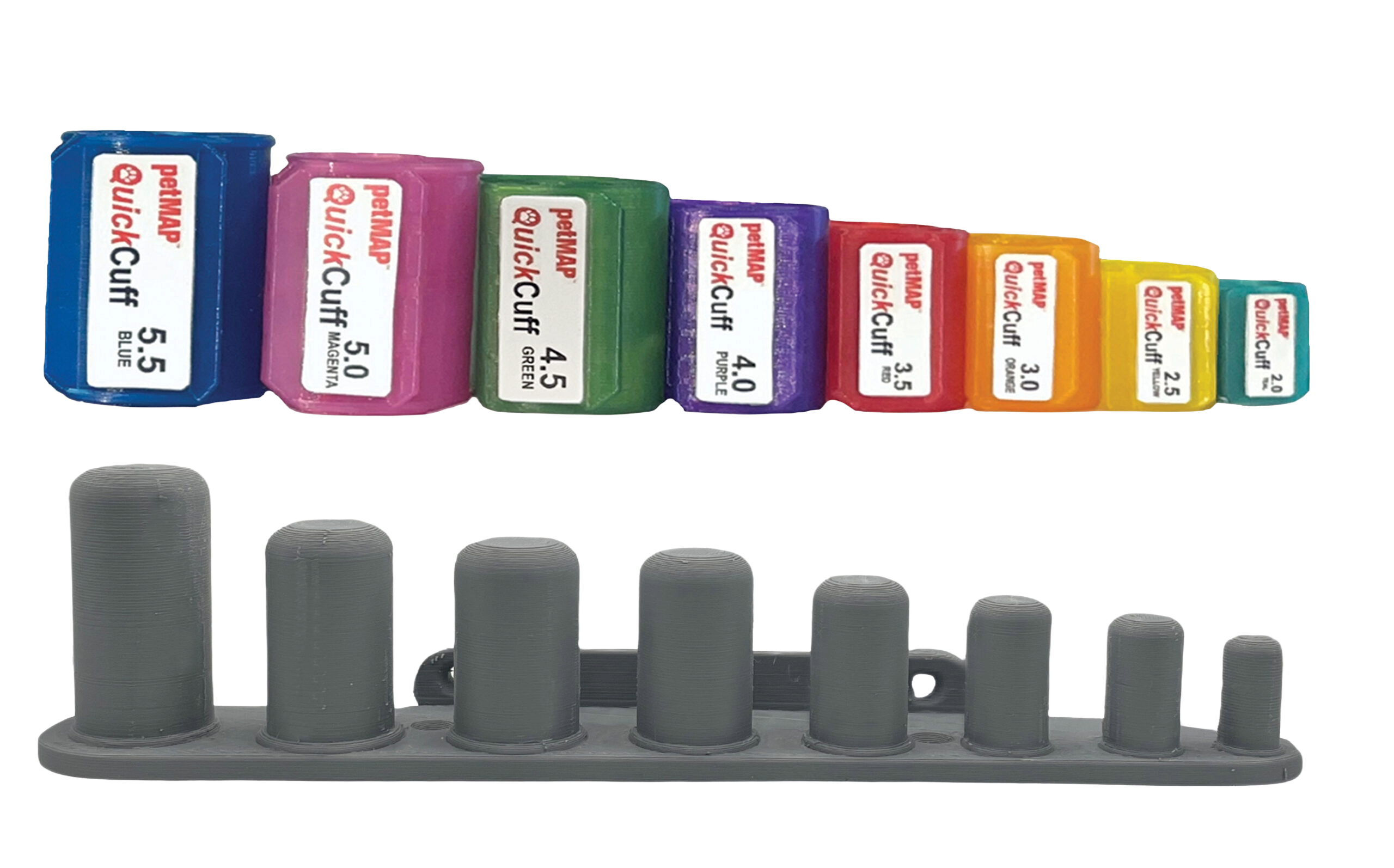 Комплект манжет petMAP QuickCuffs 8 Pack со стойкой для хранения