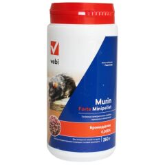 Ядовитая приманка для грызунов Murin Forte Minipellet, 250 г